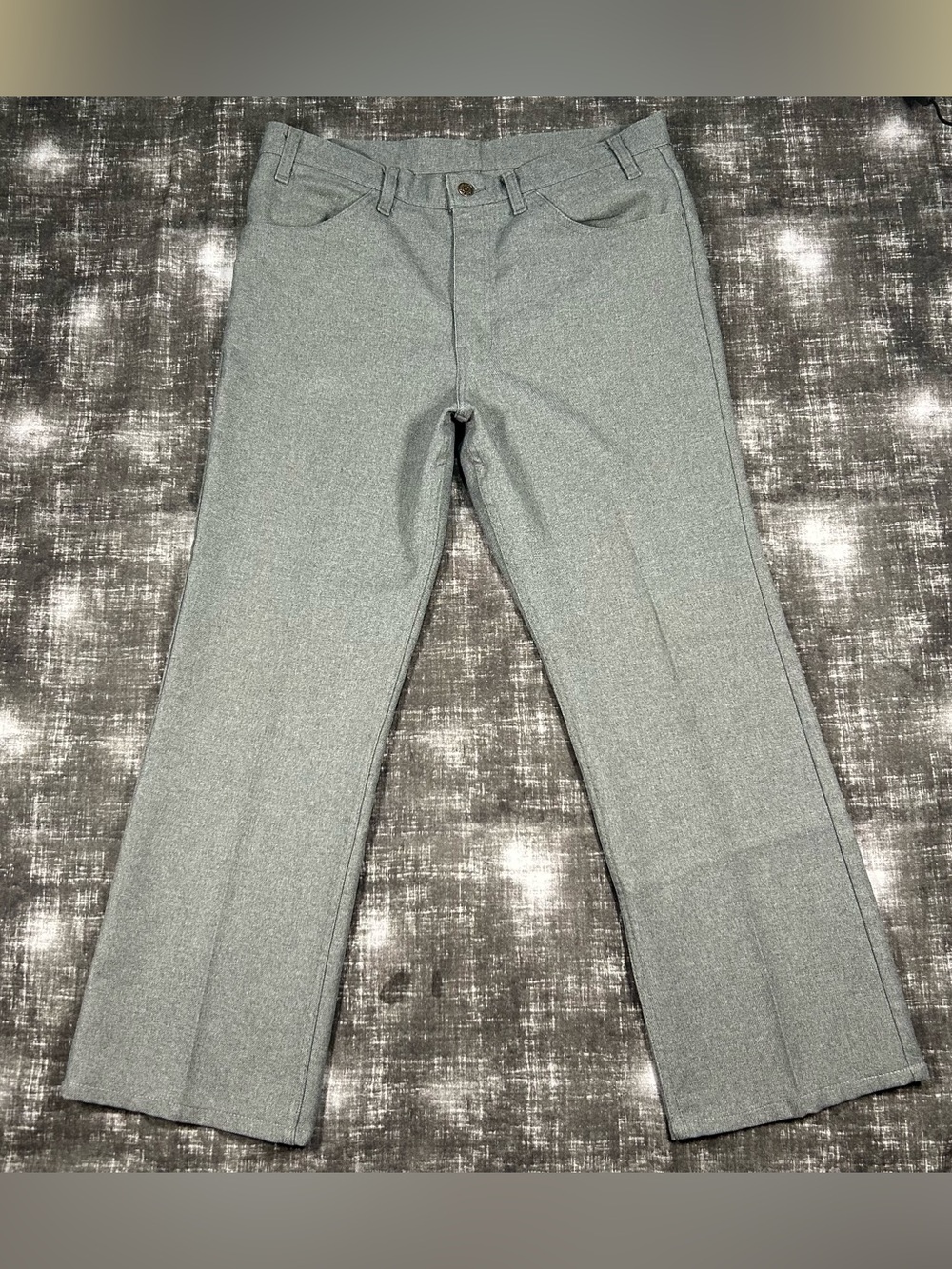 VTG 90s Levis 517 Jeans Mens 36x28 Gray Denim Bootcut Western Dress Pants USA